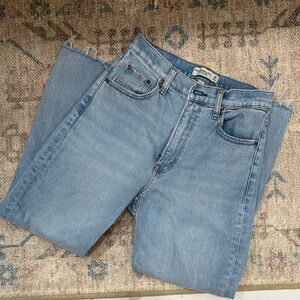 Abercrombie & Fitch Ankle Straight Jeans